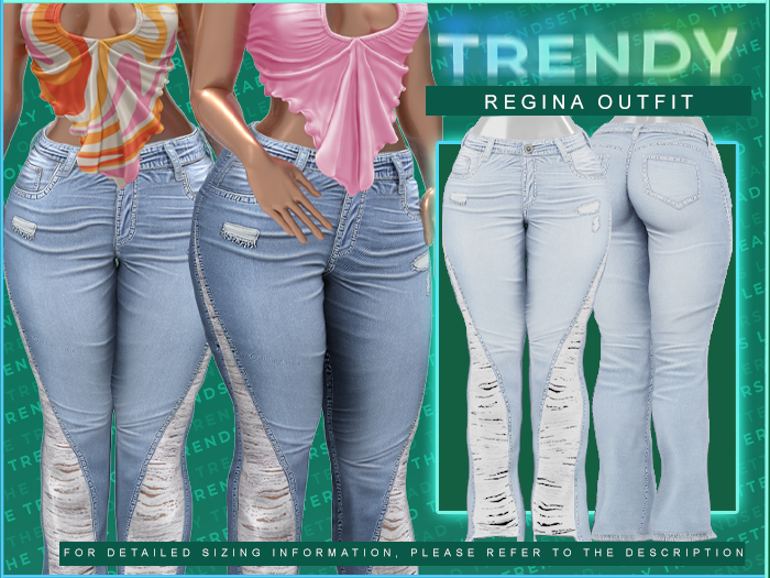 [TRENDY] Regina Jeans [Washed]