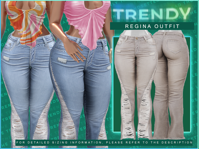 [TRENDY] Regina Jeans [Sand]