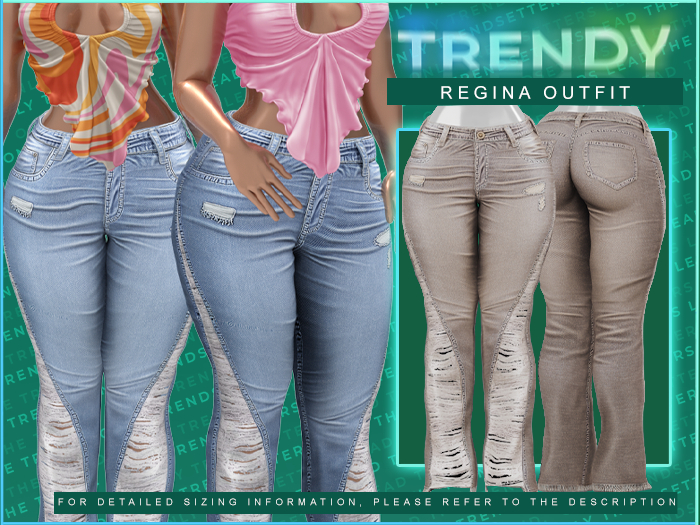 [TRENDY] Regina Jeans [Desert]