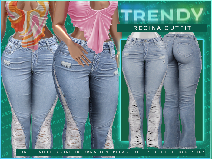 [TRENDY] Regina Jeans [Dark]