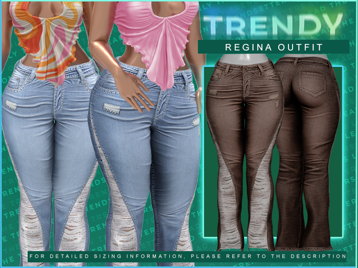 [TRENDY] Regina Jeans [Brown]
