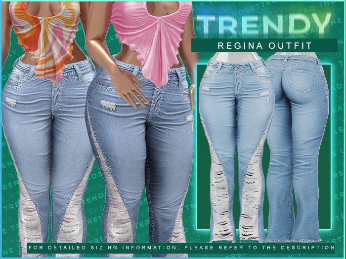 [TRENDY] Regina Jeans [Blue]