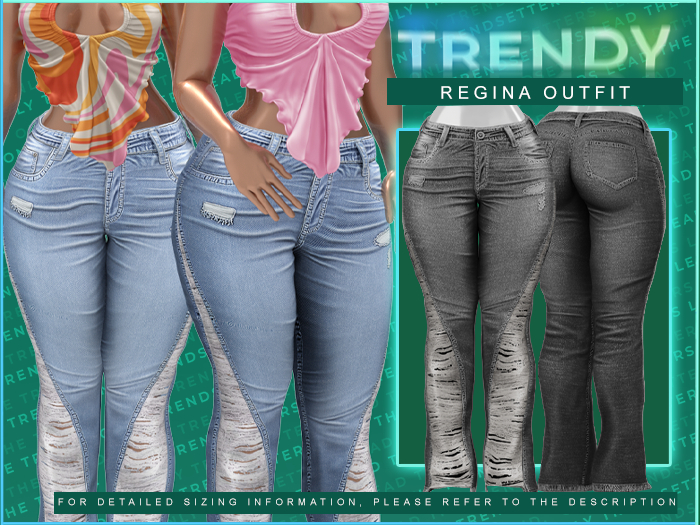 [TRENDY] Regina Jeans [Black]