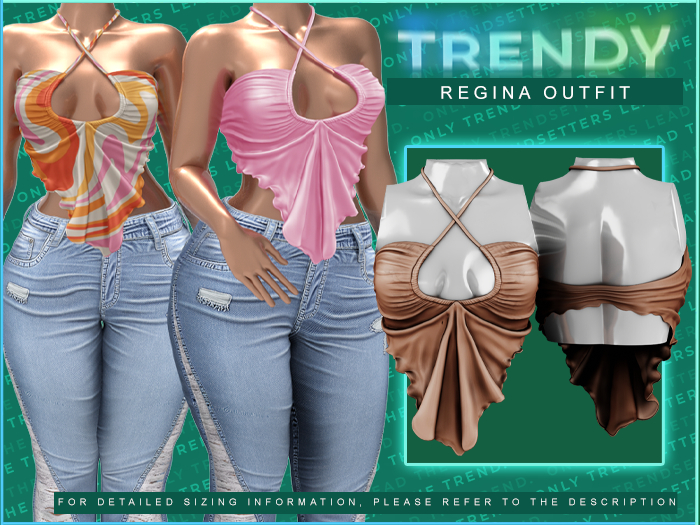 [TRENDY] Regina Top [Brown]