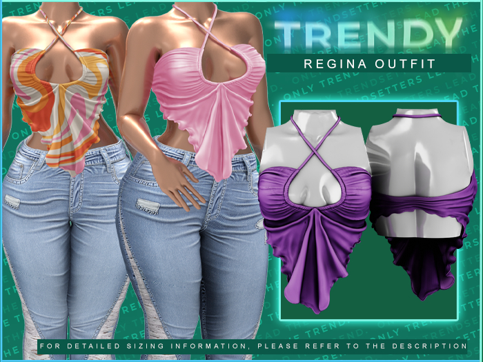 [TRENDY] Regina Top [Dark Purple]