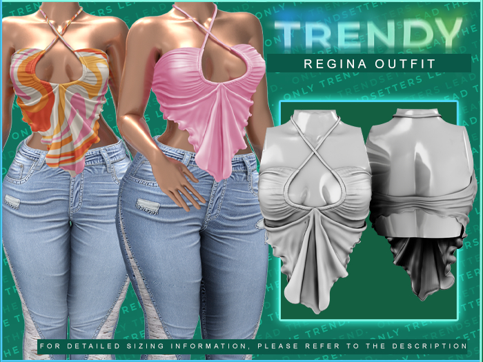 [TRENDY] Regina Top [Grey]