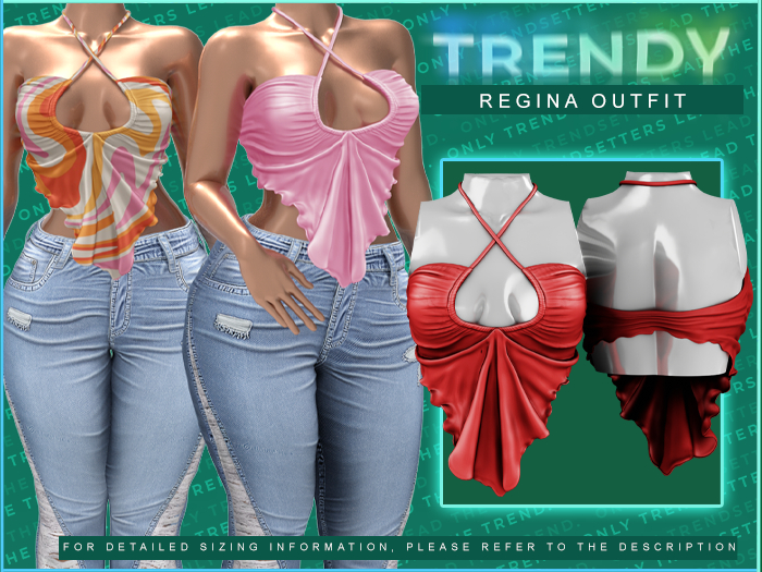 [TRENDY] Regina Top [Red]