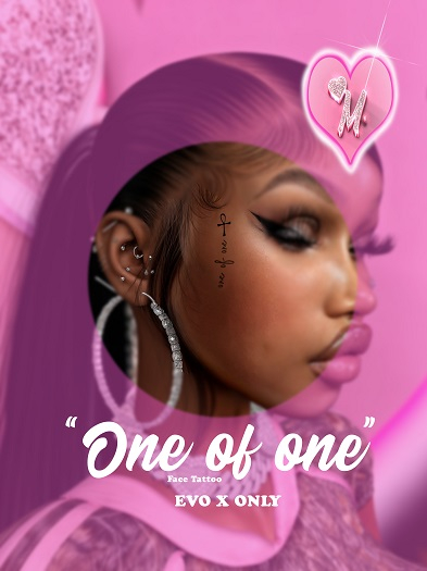 One Of One Face Tattoo