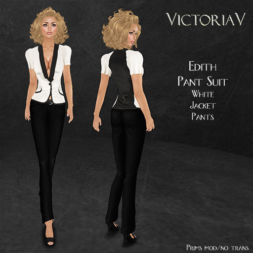VictoriaV - Edith Pant Suit White