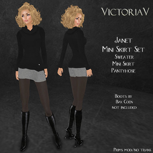 VictoriaV - Janet Mini Skirt Set