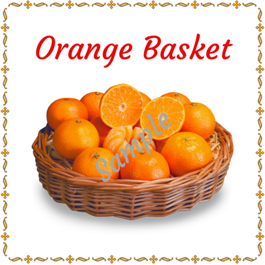 DFS Orange Basket - Texture