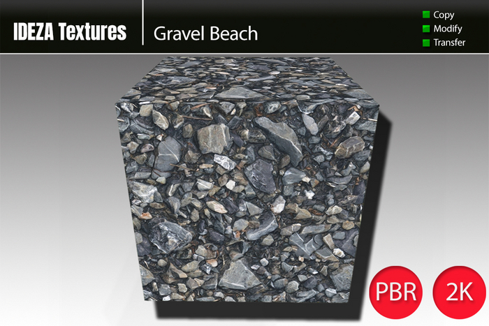 IDEZA Textures - Gravel Beach