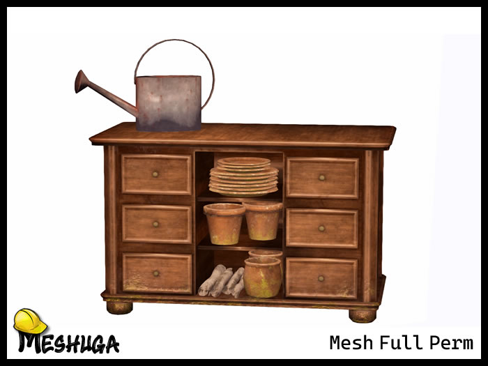 Meshuga Potion & Charm Cabinet FULL PERM MESH 