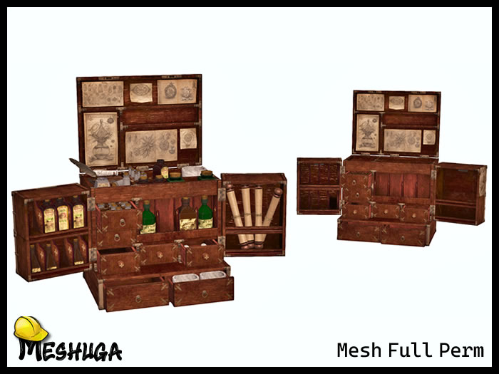 Meshuga Halloween Plague Doctor Toolbox FULL PERM MESH 