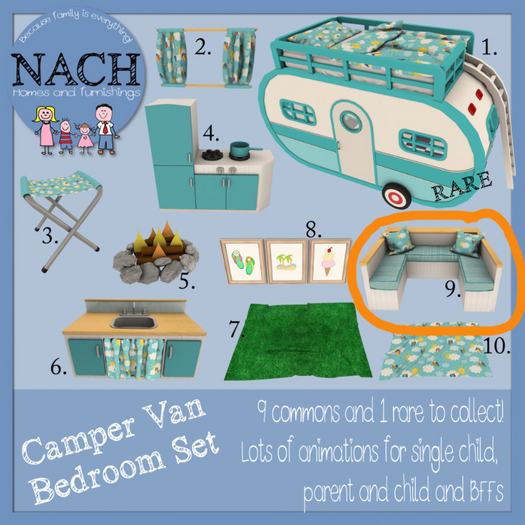 9. NACH Camper Bench Seats