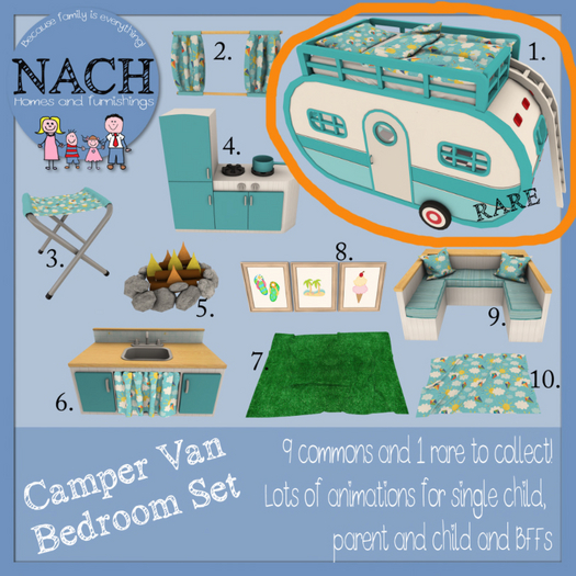 1. NACH Camper Van Bed RARE