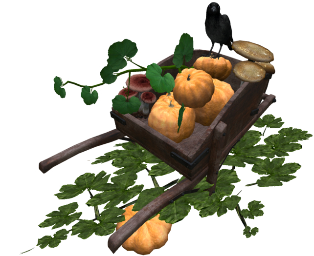 Autumn Wheelbarrow / Brouette d'Automne (BOX)