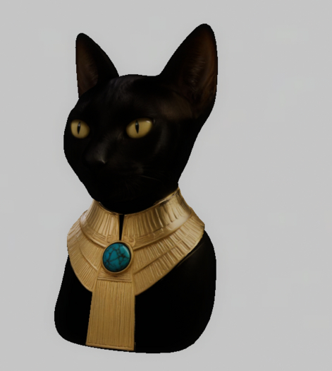 Head egypt cat (AI)
