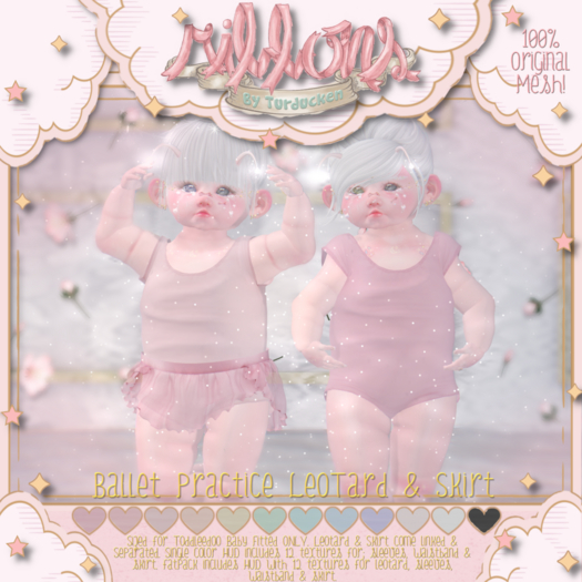 {Ribbons} Ballet Practice Leotard - Black {Box}