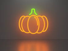 Pumpkin neon sign Full Permission