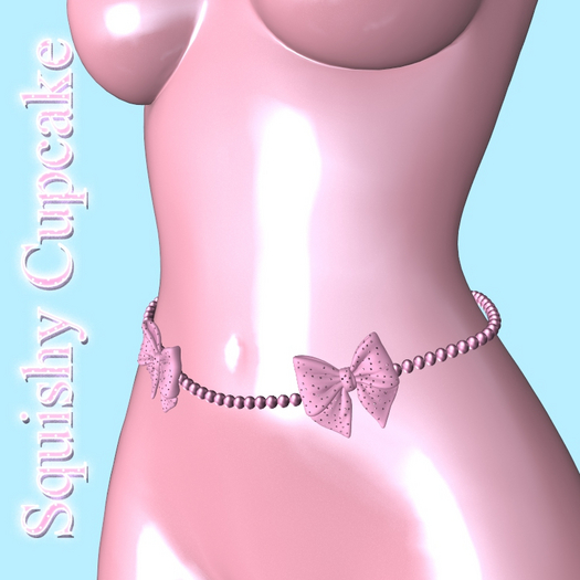 Pink Belly Pearl Chain