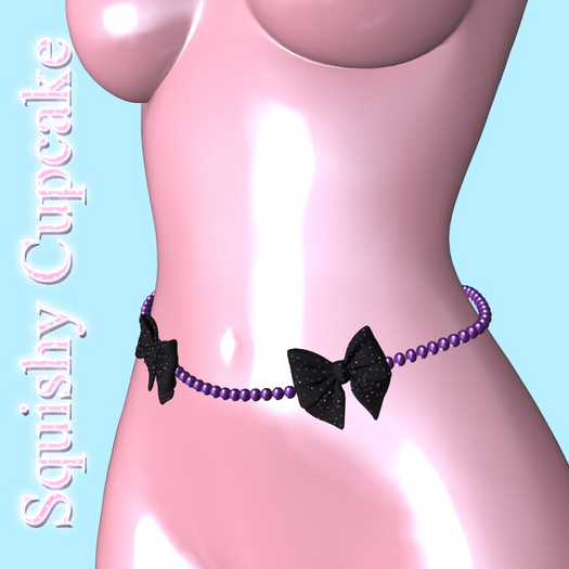 Purple Belly Pearl Chain