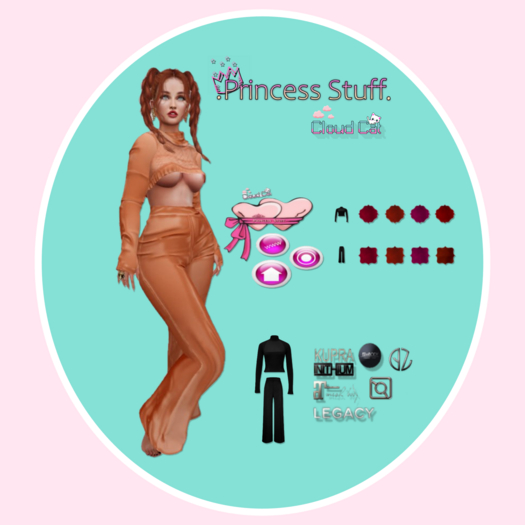 .Princess Stuff. [SEE TROUGH OUTFIT] THE REDs!