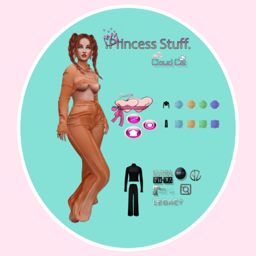 .Princess Stuff. [SEE TROUGH OUTFIT] THE PASTELs! [! Gift !]