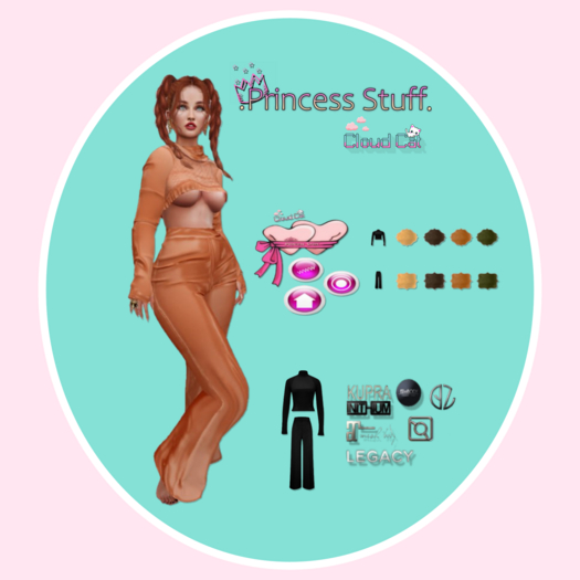 .Princess Stuff. [SEE TROUGH OUTFIT] THE EARTHs!
