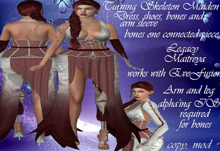Turning Skeleton Maiden Outfit