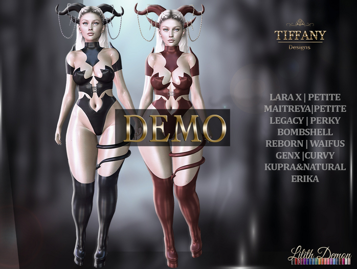 ::TD:: Lilith Demon Costume [Mesh] Halloween DEMO + Lara X