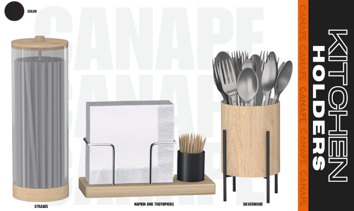 [Canape] Kitchen Holders - D. WOOD