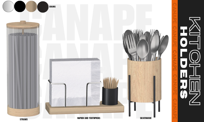 [Canape] Kitchen Holders - FATPACK