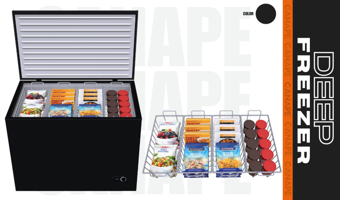 [Canape] Deep Freezer - BLACK