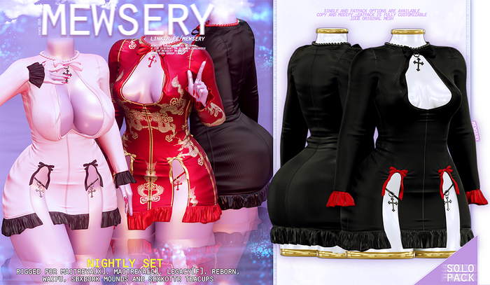 #Mewsery Nightly Set{Noir}