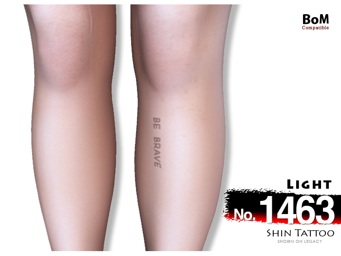 (Shin Tattoo) No.1463 Light