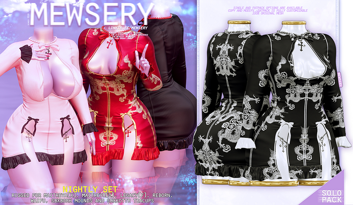 #Mewsery Nightly Set{Dragon.Noir}