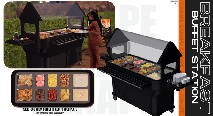 [Canape] Breakfast Buffet Station - FATPACK