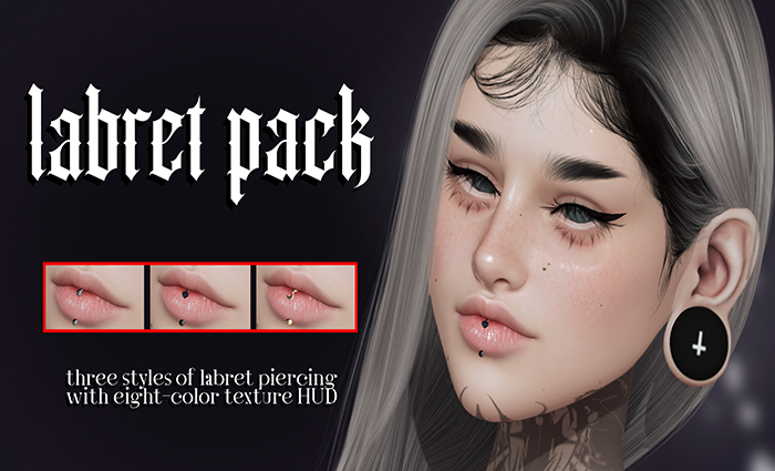 .:opalite:. Labret Pack - FATPACK + Texture HUD