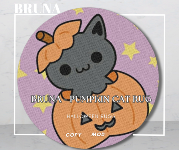 BRUNA - Pumpkin Cat Rug