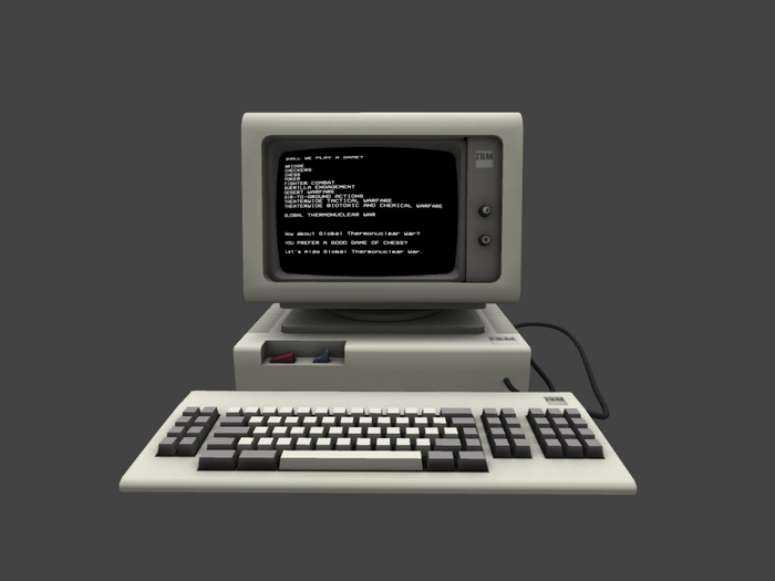 Old Personal Computer from the 80s