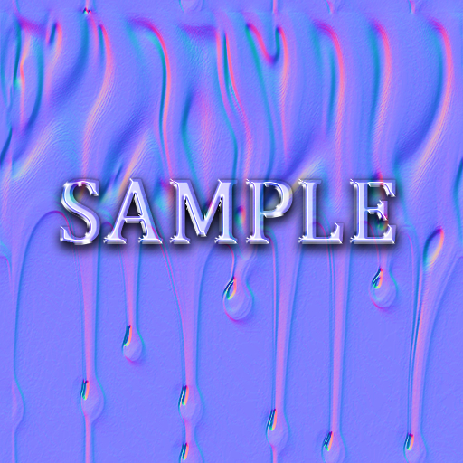 Zoy Texture [ Rich Chocolate Flow Seamless 01 ] Normal Map