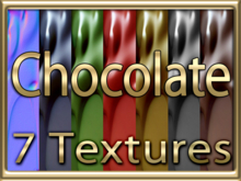 Zoy Texture [ Rich Chocolate Flow Seamless 01 ] 7 Colors