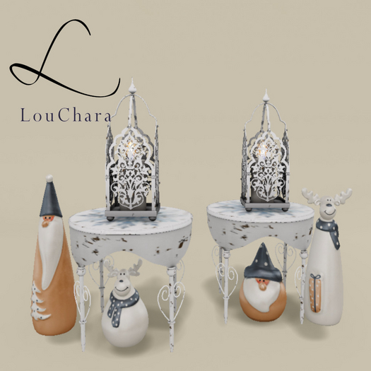 LouChara Gabriel End Tables 