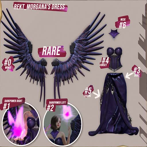 #0 Morgana's Wings RARE