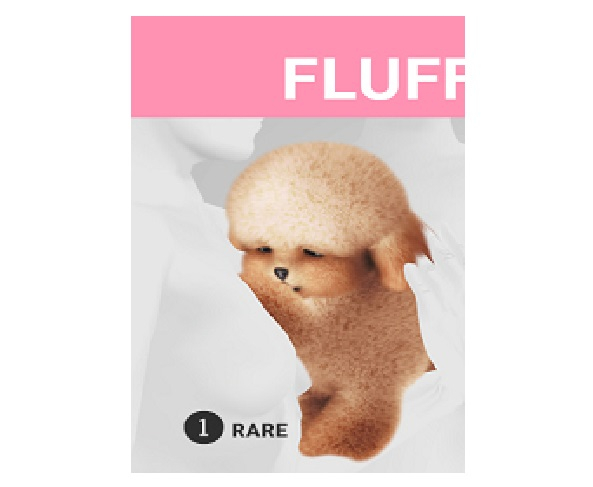 1. SEmotion Libellune Fluffy Puppy Holdable RARE