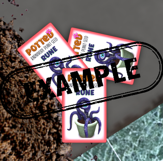 Texture Karnivore Plant Seed Variety Rune