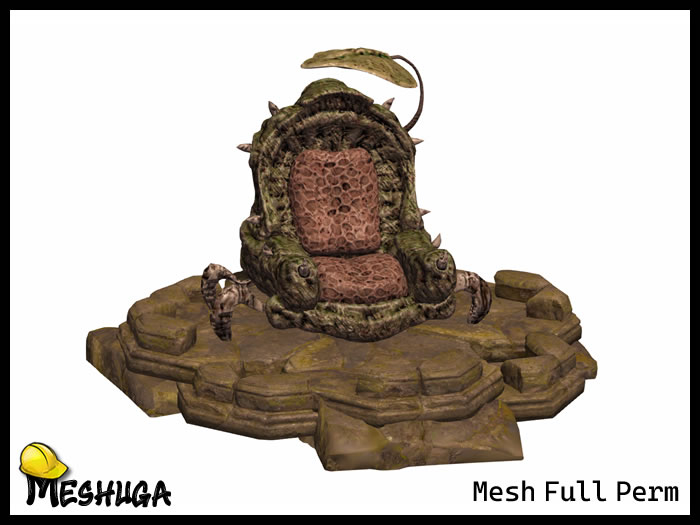 Meshuga Halloween Carnivorous Throne FULL PERM MESH 