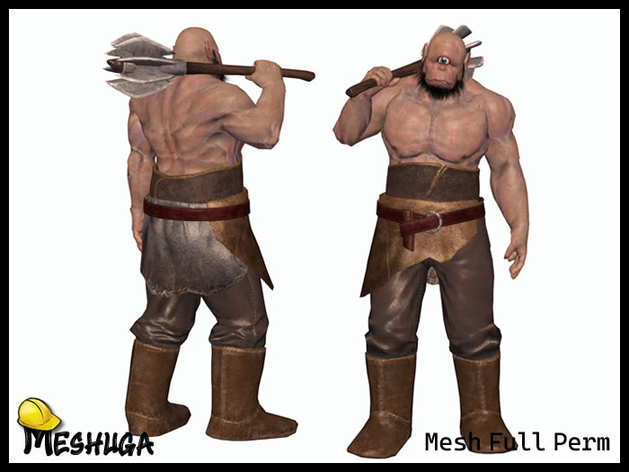 Meshuga Smash Eye Halloween Character FULL PERM MESH 