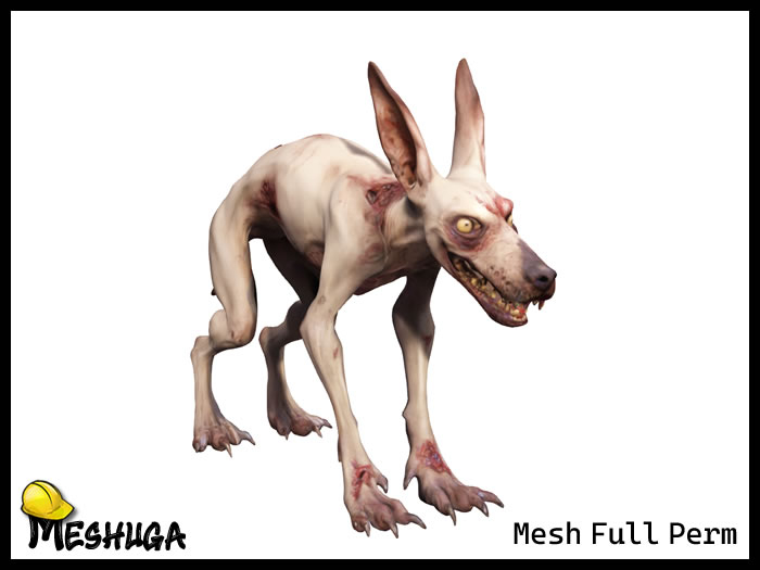 Meshuga Halloween Gorehound Zombie Dog FULL PERM MESH 
